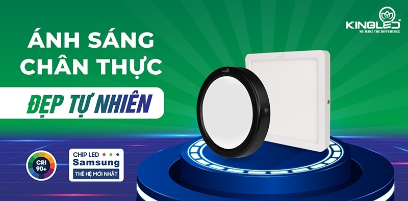 Đèn ốp trần Moonstone sở hữu thiết kế mỏng chỉ 25,5mm dễ dàng lắp đặt, thẩm mỹ cao